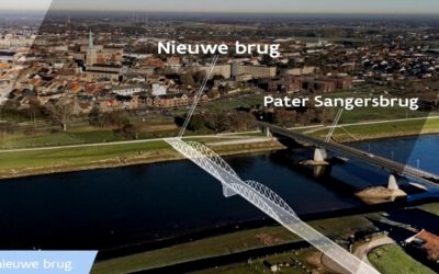 Nieuwe Maasbrug tussen Roosteren en Maaseik komt 150 meter zuidelijker te liggen