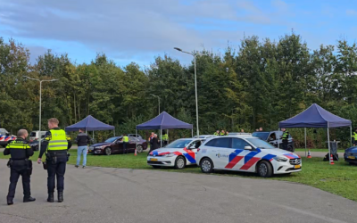 Politie houdt grote verkeerscontrole in Susteren samen met Belgische collega’s