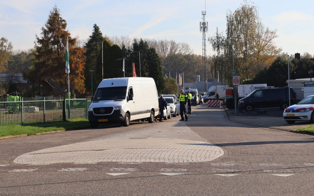 Grote controle op bedrijventerrein Susteren vanwege ‘verdachte activiteiten’