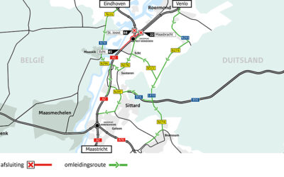 A2: weekendafsluiting St. Joost – Echt en A73 Maasbracht -Het Vonderen richting Maastricht 28 – 30 november