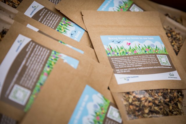 Gratis bloemmengsel voor inwoners