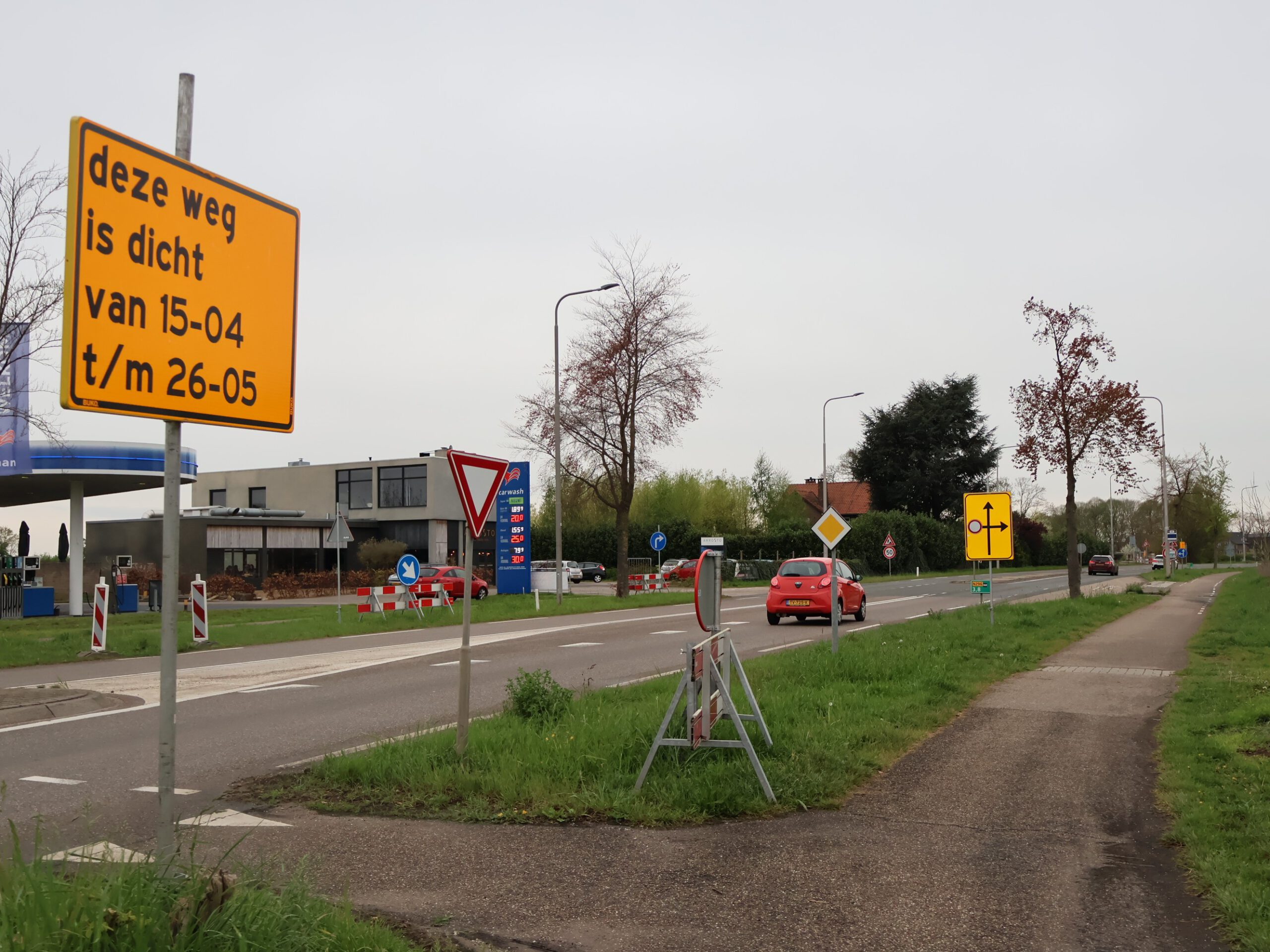 Drukke weg tussen Roosteren en Maaseik meerdere dagen dicht door werkzaamheden