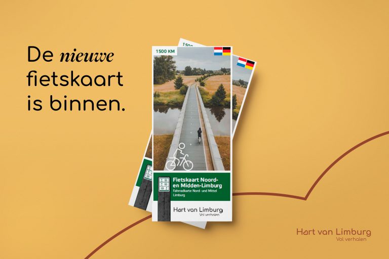VVV Hart van Limburg presenteert nieuwe Fietsknooppuntenkaart Noord- en Midden-Limburg 2026