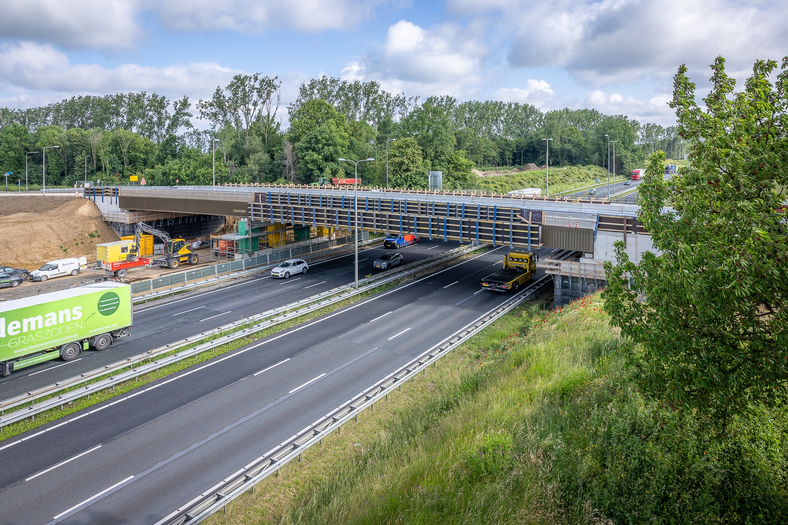 Werkzaamheden viaduct Graetheide: nachtafsluitingen op A2 en Bergerweg in Sittard-Geleen