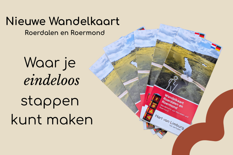 Hart van Limburg lanceert nieuwe wandelknooppuntenkaart Roermond en Roerdalen.