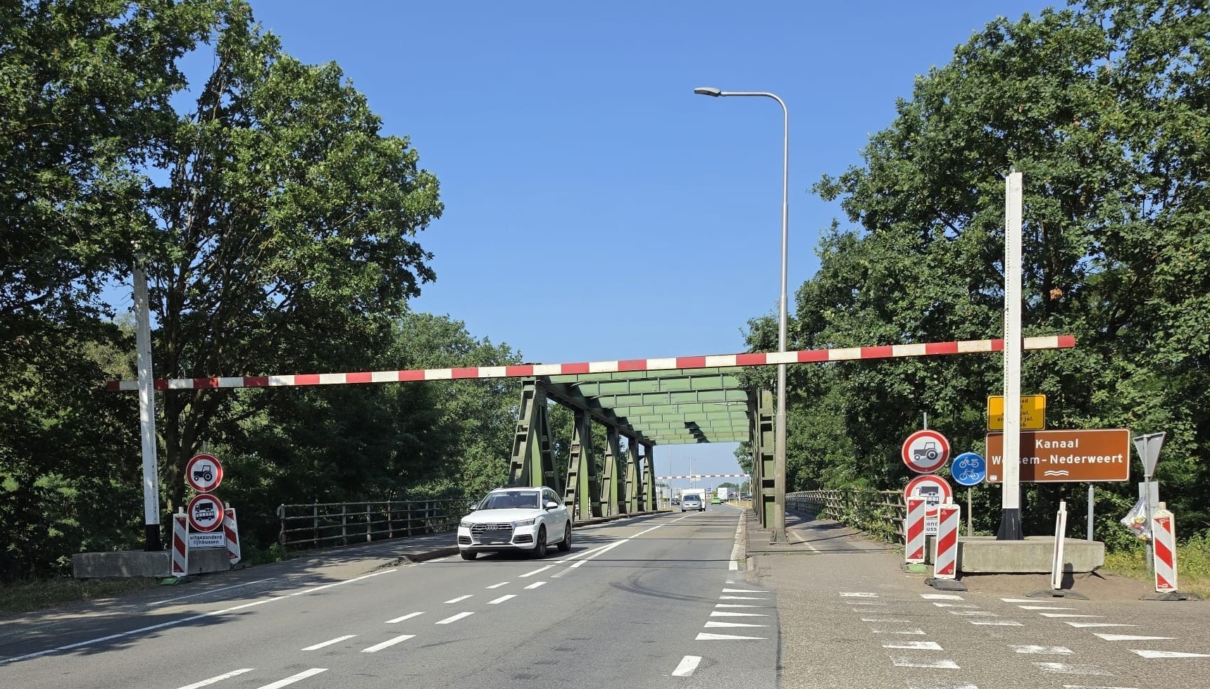 Nachtelijke afsluitingen Kelperbrug voor technische inspectie.