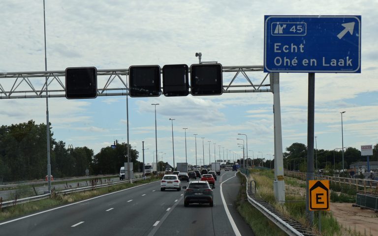 A2-afrit bij Echt gaat weer drie weken dicht