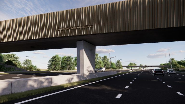 Toerit Born (47b) richting Maastricht afgesloten voor bouw faunapassage.